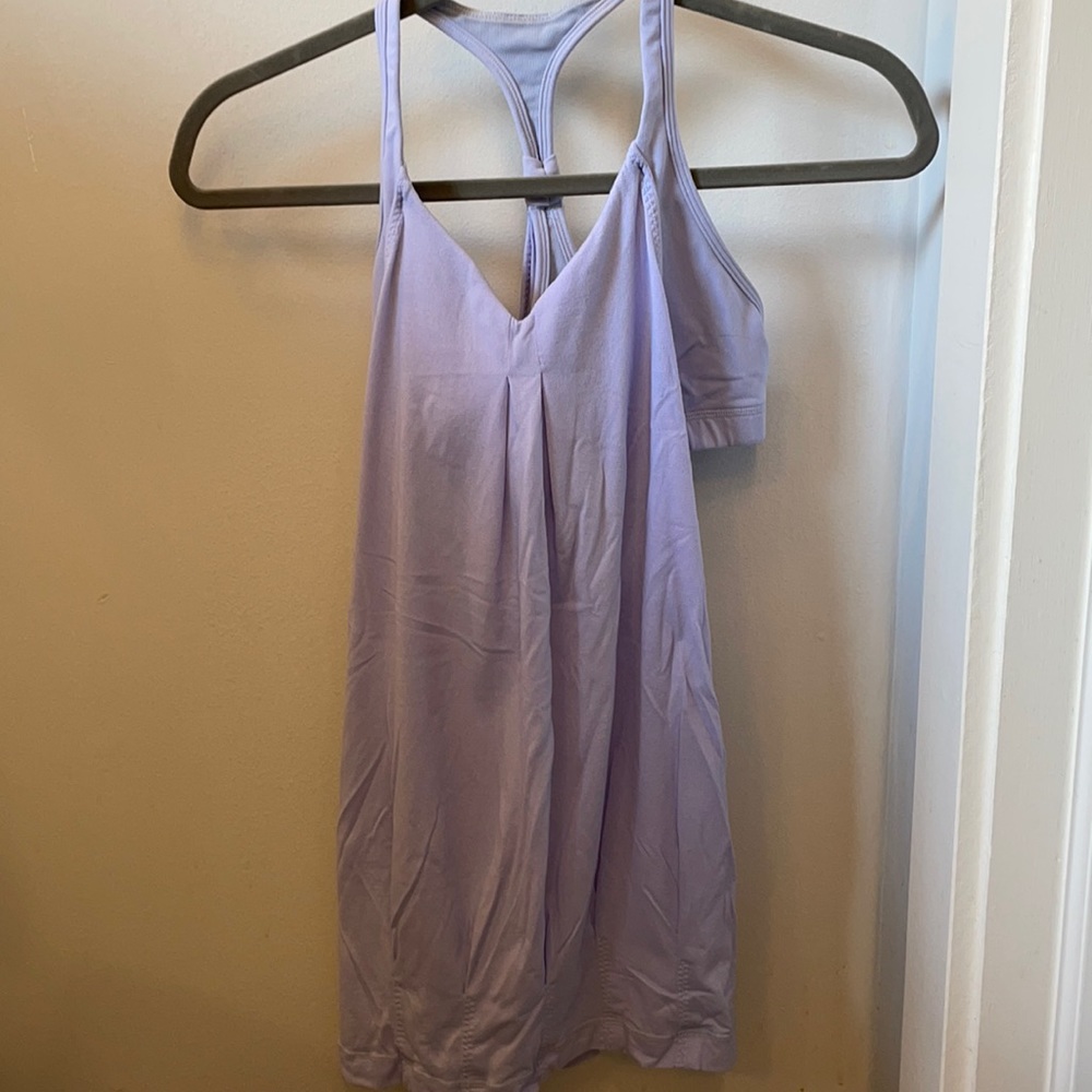 Lulemon tank with built-in bra, size small